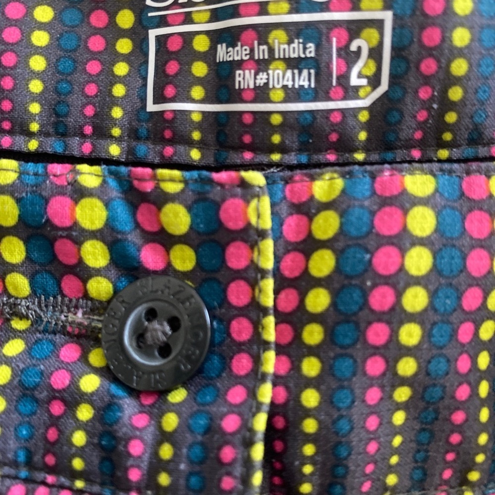 Slazenger Golf Skort - 2 blk , blue pink , polyester - Picture 3 of 5